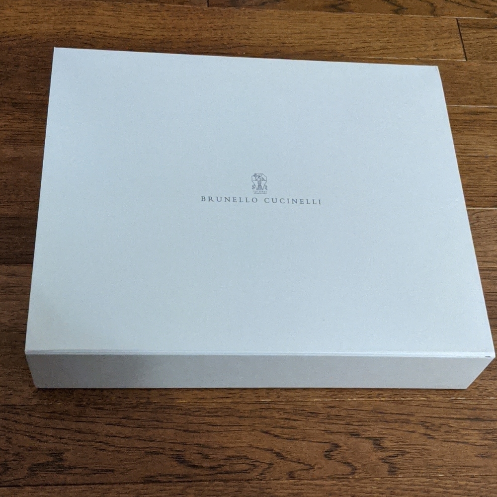 Brunelle Cucinelli empty large box with tissue